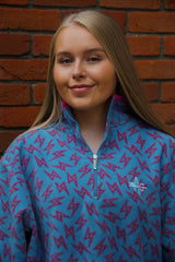 The Blu Lightning Bolt ⚡ Fleece – THE AG Signature