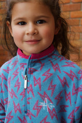 The Blu Lightning Bolt ⚡ Fleece – The AG Mini