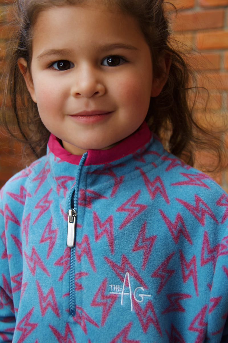 The Blu Lightning Bolt ⚡ Fleece – The AG Mini