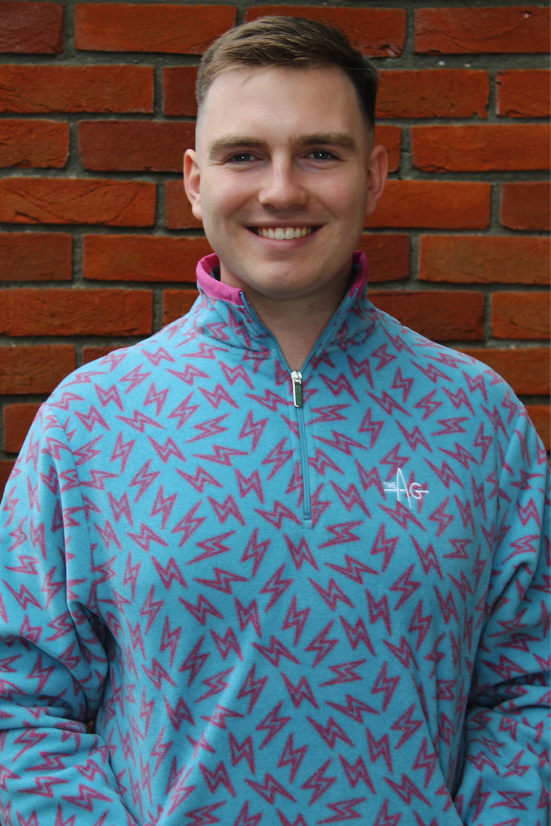 The Blu Lightning Bolt ⚡ Fleece – THE AG Signature