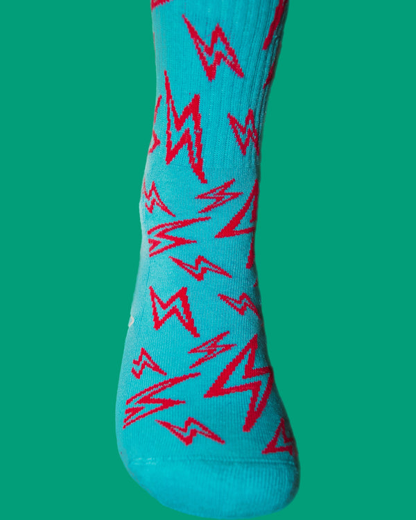 THE BLU LIGHTING BOLT⚡ Unisex socks