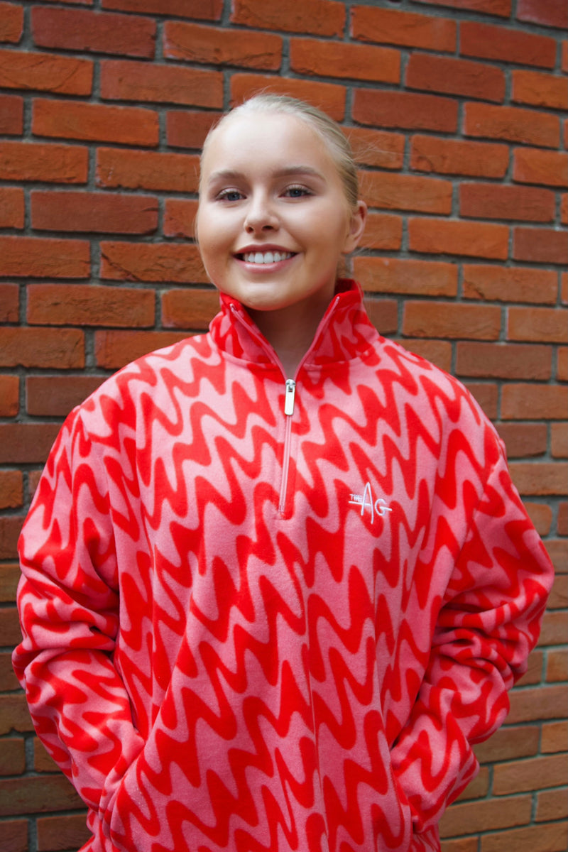 The Blake Pink Wave 🌊 Fleece – The AG Signature €45