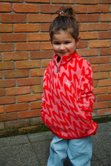 The Blake Pink Wave 🌊 Fleece – The AG Mini €35