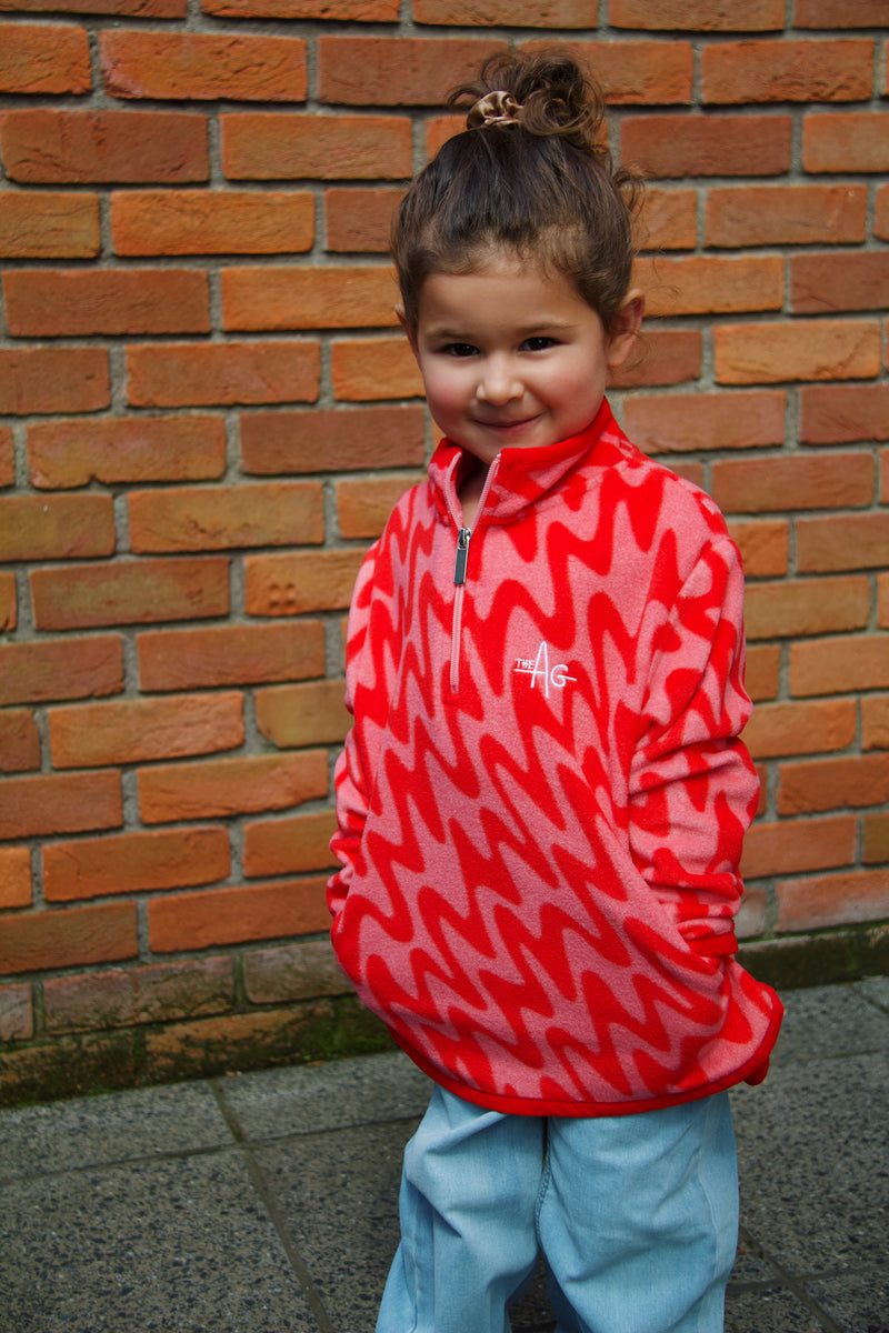 The Blake Pink Wave 🌊 Fleece – The AG Mini €35
