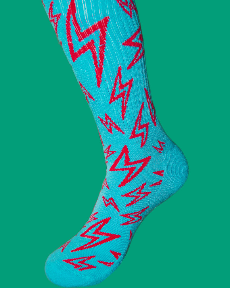 THE BLU LIGHTING BOLT⚡ Unisex socks