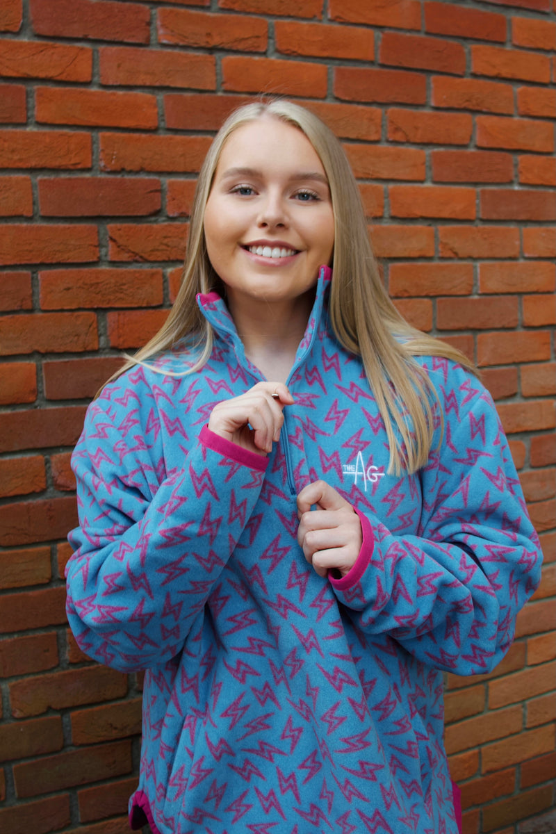 The Blu Lightning Bolt ⚡ Fleece – THE AG Signature
