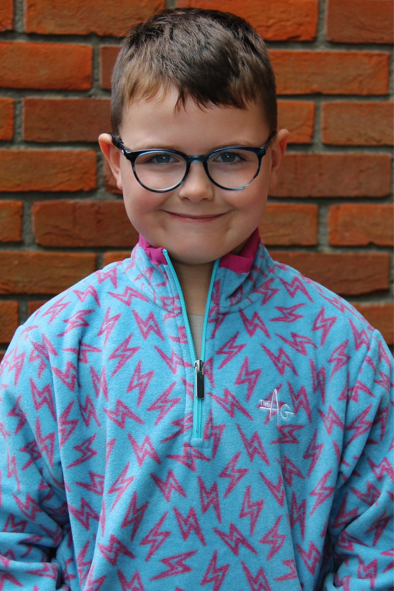 The Blu Lightning Bolt ⚡ Fleece – The AG Mini