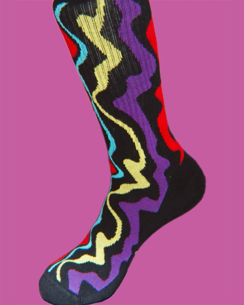 Rainbow Wave: Unisex Socks €7